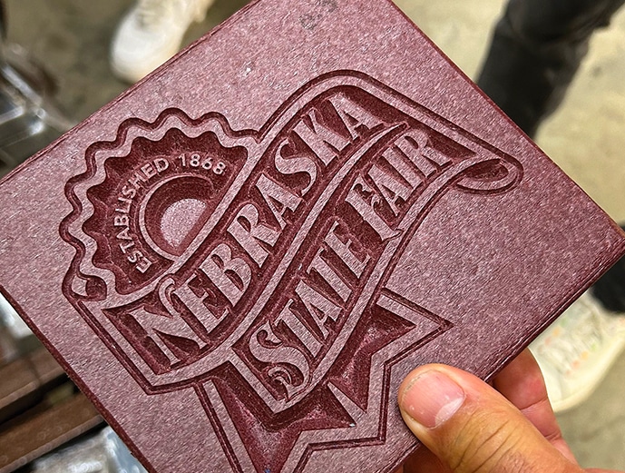 Custom engraving example